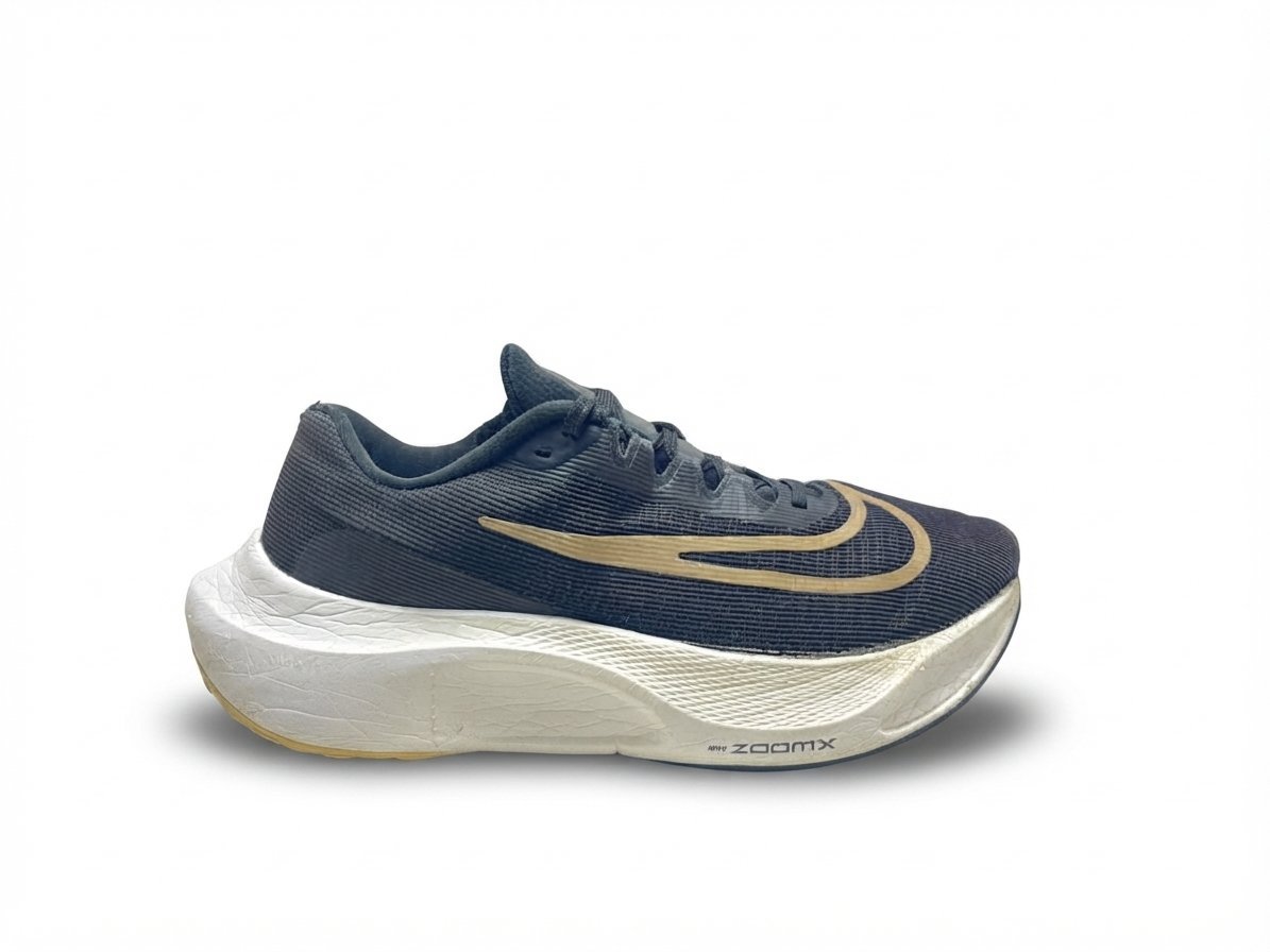 Nike Zoom Fly 5 Black Metallic Gold Grain